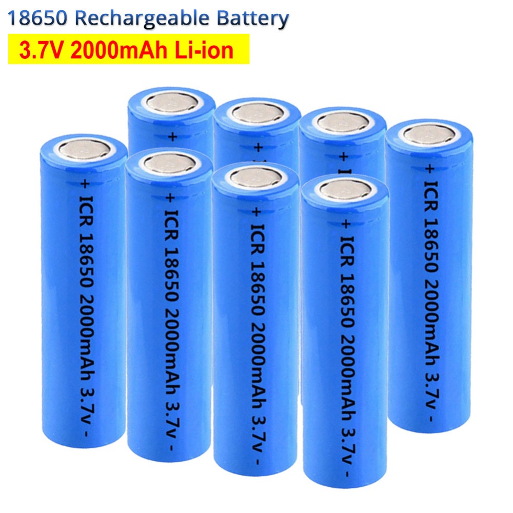 18650 Rechargeable Battery 2000mAh Lithium Ion Battery Cell CSIP
